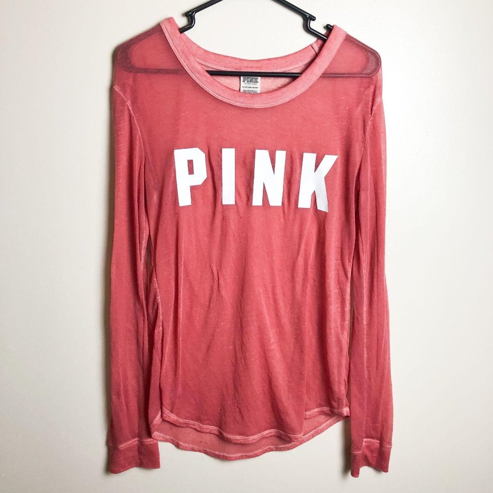 Victoria's Secret PINK Burnout Long Sleeve